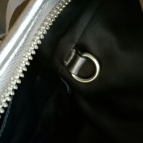 Auth Coach monogram pleated hobo bag - Picture 6 of 7